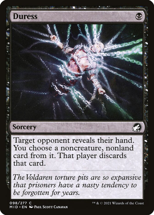 MTG Card Title: Duress MID/98