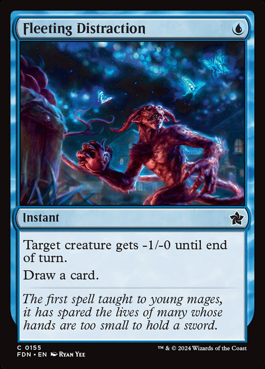MTG Card Title: Fleeting Distraction FDN/155