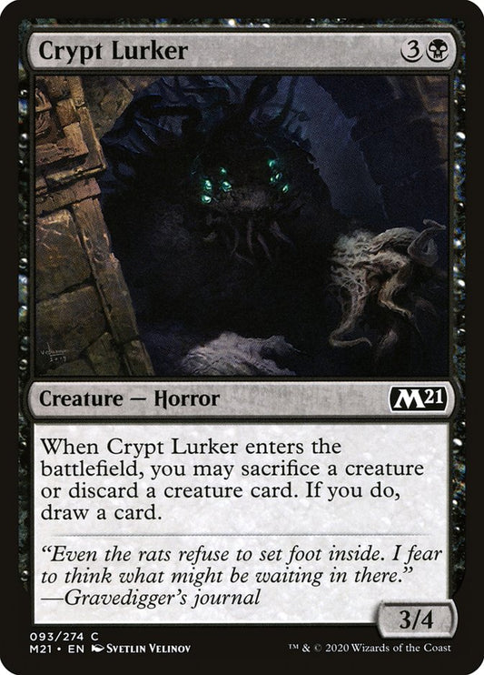 MTG Card Title: Crypt Lurker M21/93