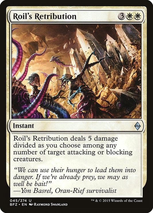 MTG Card Title: Roil's Retribution BFZ/45