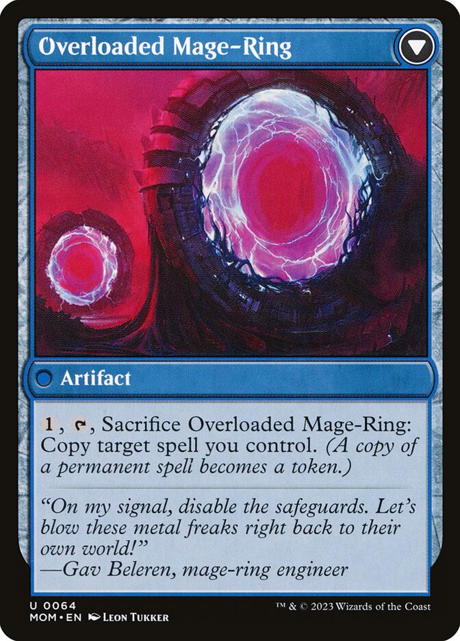 Invasion of Vryn // Overloaded Mage-Ring MOM/64