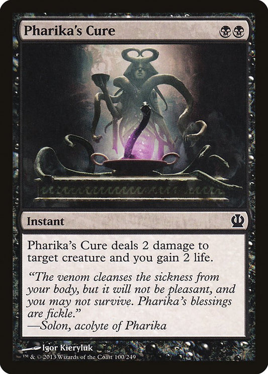 MTG Card Title: Pharika's Cure THS/100