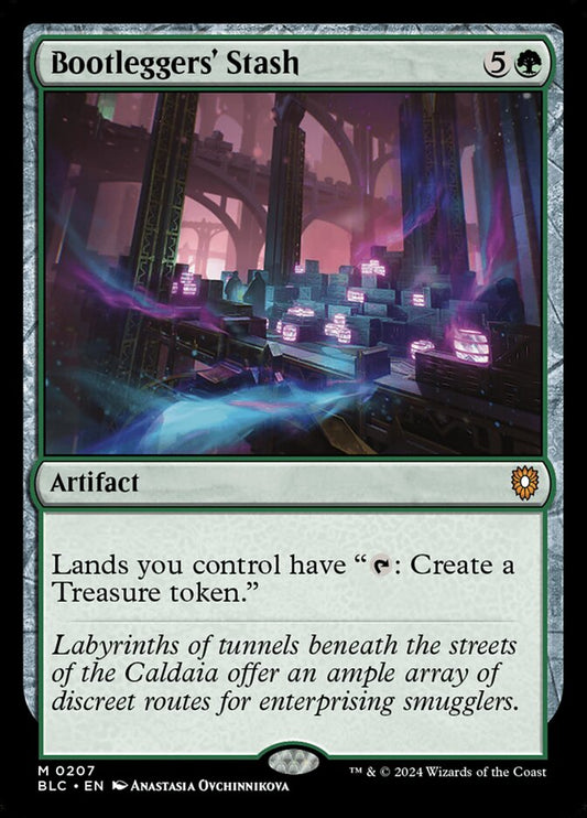 MTG Card Title: Bootleggers' Stash BLC/207