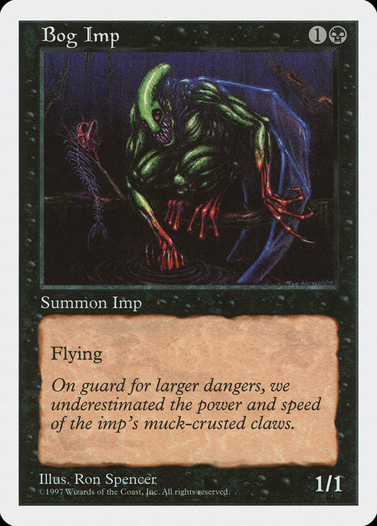 MTG Card Title: Bog Imp 5ED/145