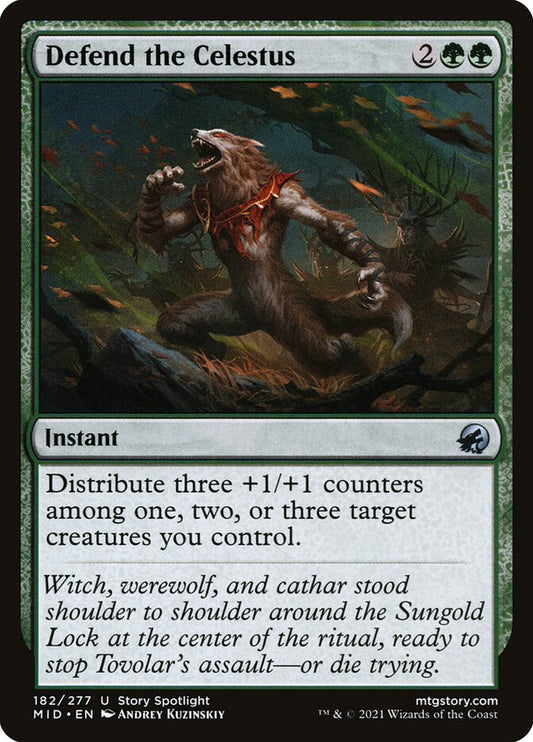 MTG Card Title: Defend the Celestus MID/182