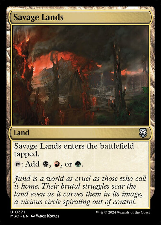 MTG Card Title: Savage Lands M3C/371