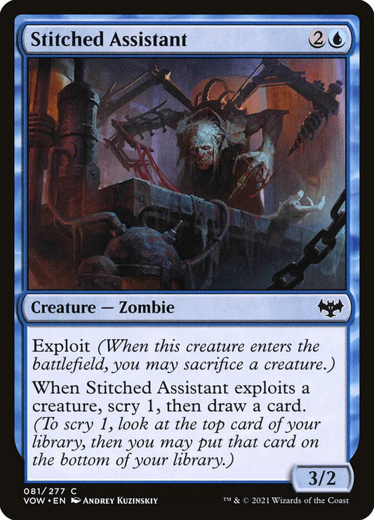 MTG Card Title: Stitched Assistant VOW/81