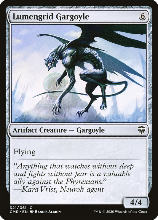 MTG Card Title: Lumengrid Gargoyle CMR/321