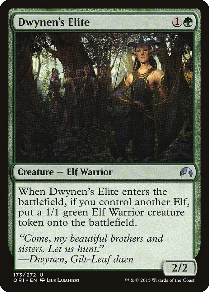 MTG Card Title: Dwynen's Elite ORI/173