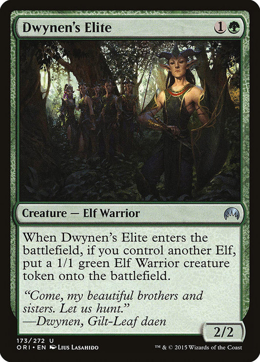 MTG Card Title: Dwynen's Elite ORI/173
