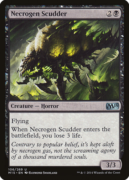 MTG Card Title: Necrogen Scudder M15/106