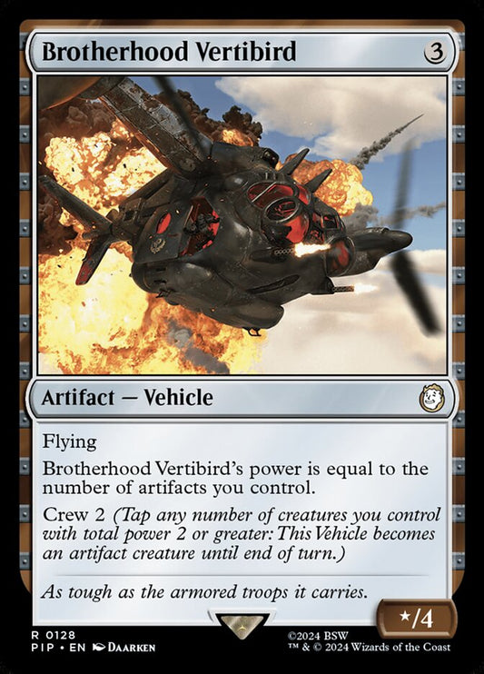 MTG Card Title: Brotherhood Vertibird PIP/128