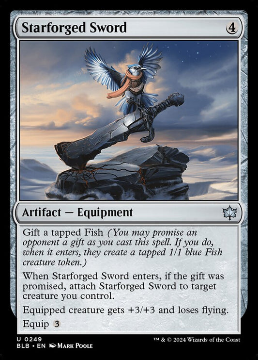 MTG Card Title: Starforged Sword BLB/249