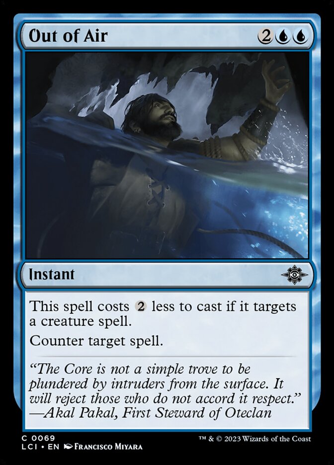 MTG Card Title: Out of Air LCI/69