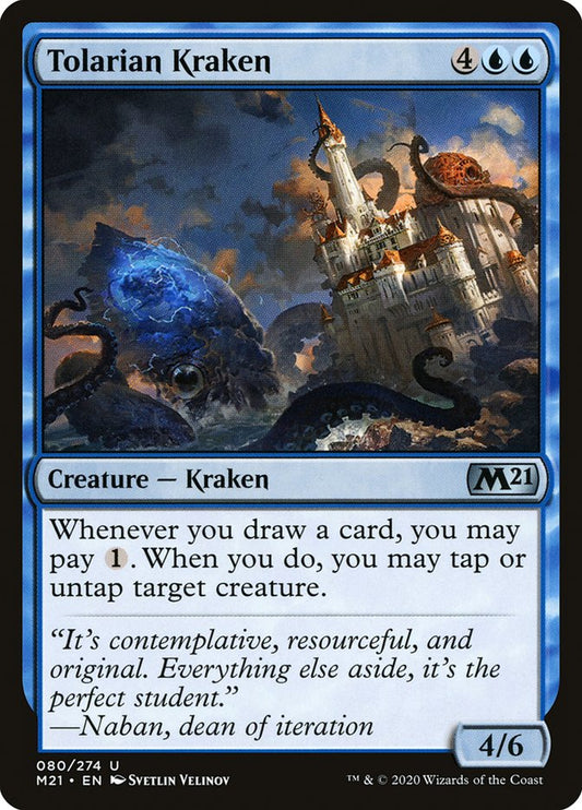 MTG Card Title: Tolarian Kraken M21/80