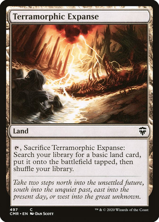 MTG Card Title: Terramorphic Expanse CMR/497