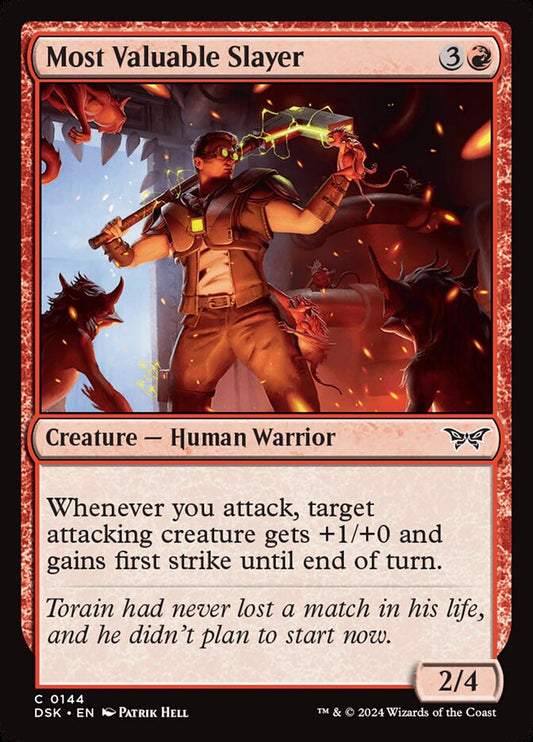 MTG Card Title: Most Valuable Slayer DSK/144