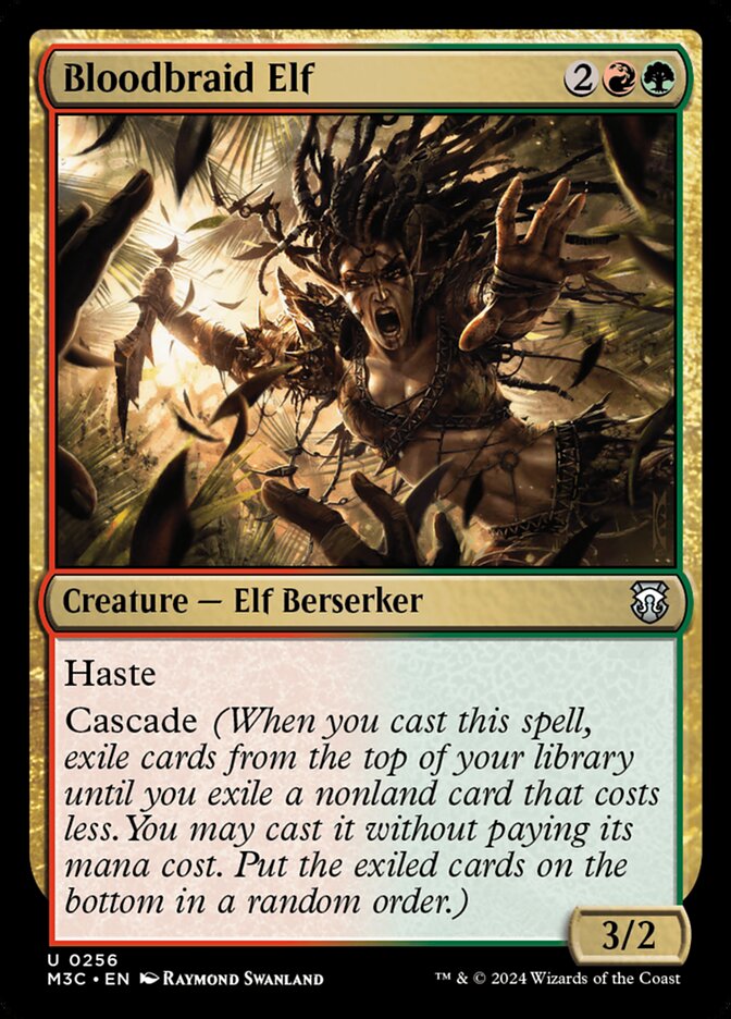 MTG Card Title: Bloodbraid Elf M3C/256