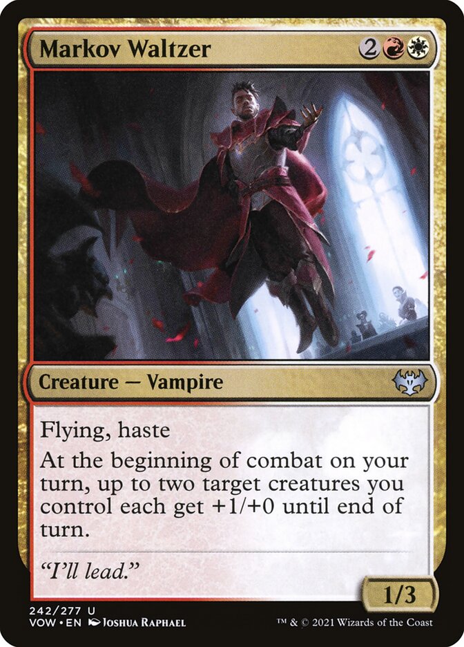 MTG Card Title: Markov Waltzer VOW/242