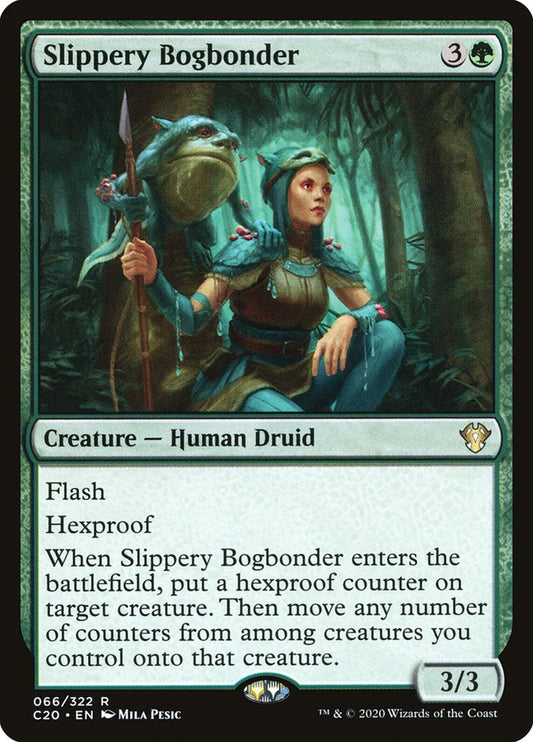 MTG Card Title: Slippery Bogbonder C20/66