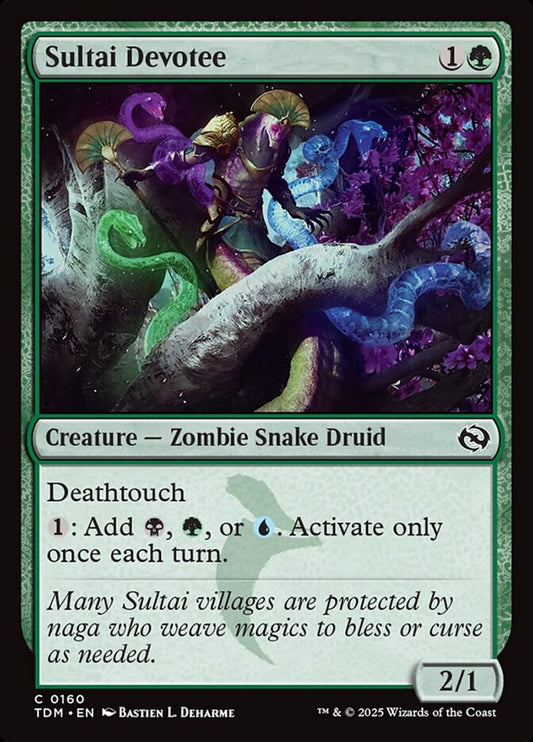 MTG Card Title: Sultai Devotee TDM/160