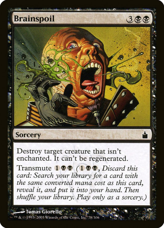 MTG Card Title: Brainspoil RAV/78