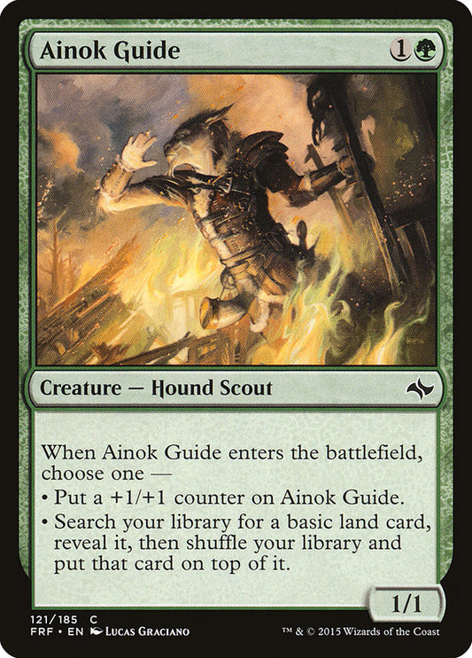 MTG Card Title: Ainok Guide FRF/121