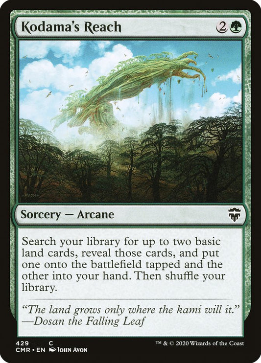 MTG Card Title: Kodama's Reach CMR/429