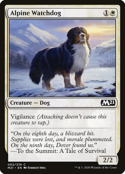 MTG Card Title: Alpine Watchdog M21/2