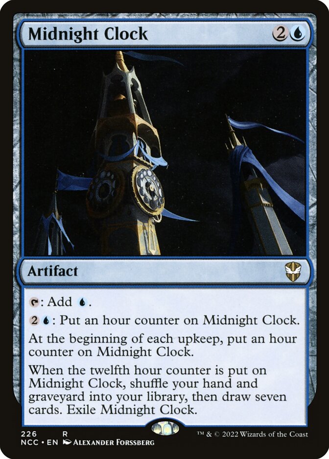 MTG Card Title: Midnight Clock NCC/226
