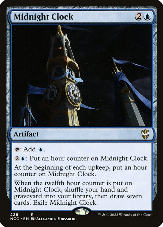 MTG Card Title: Midnight Clock NCC/226