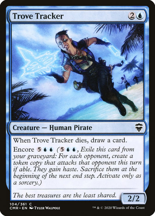 MTG Card Title: Trove Tracker CMR/104