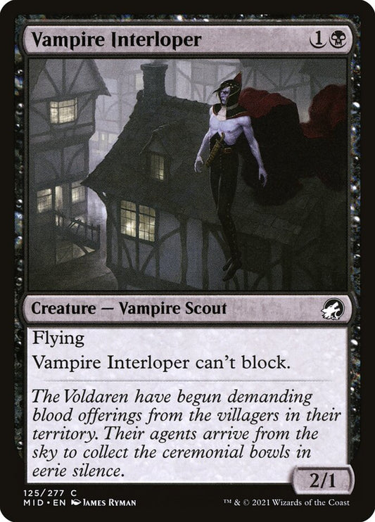 MTG Card Title: Vampire Interloper MID/125