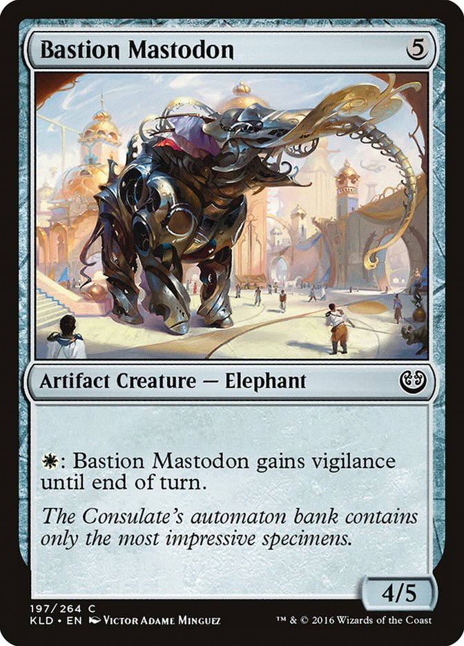 MTG Card Title: Bastion Mastodon KLD/197
