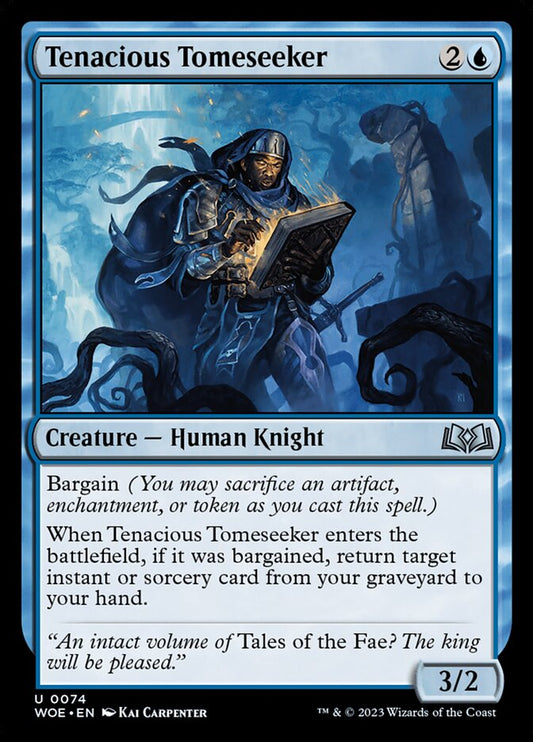 MTG Card Title: Tenacious Tomeseeker WOE/74