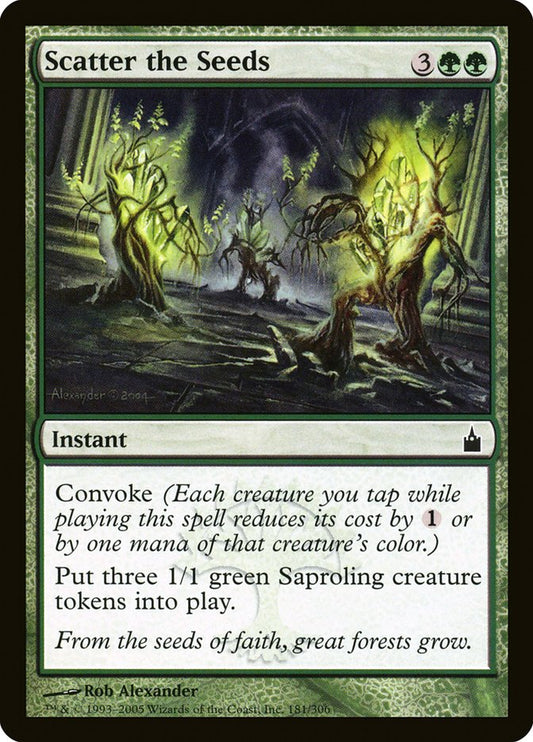 MTG Card Title: Scatter the Seeds RAV/181
