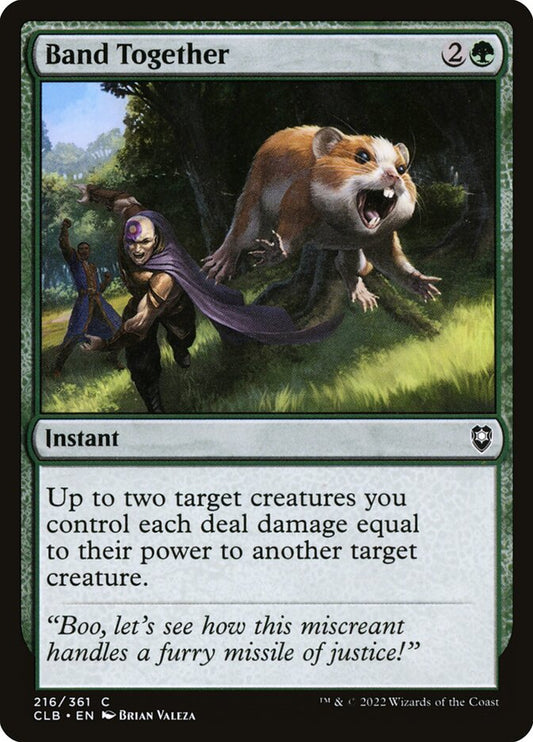 MTG Card Title: Band Together CLB/216