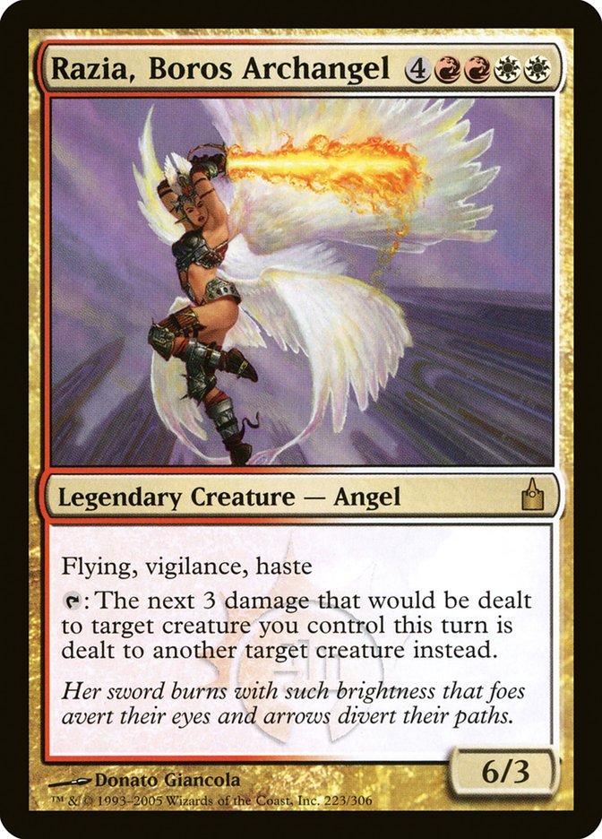 MTG Card Title: Razia, Boros Archangel RAV/223