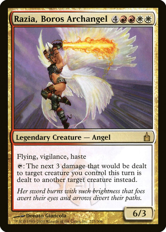 MTG Card Title: Razia, Boros Archangel RAV/223