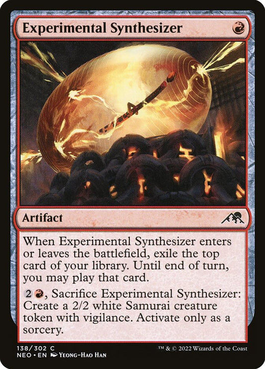 MTG Card Title: Experimental Synthesizer NEO/138