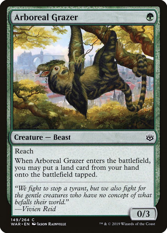 MTG Card Title: Arboreal Grazer WAR/149