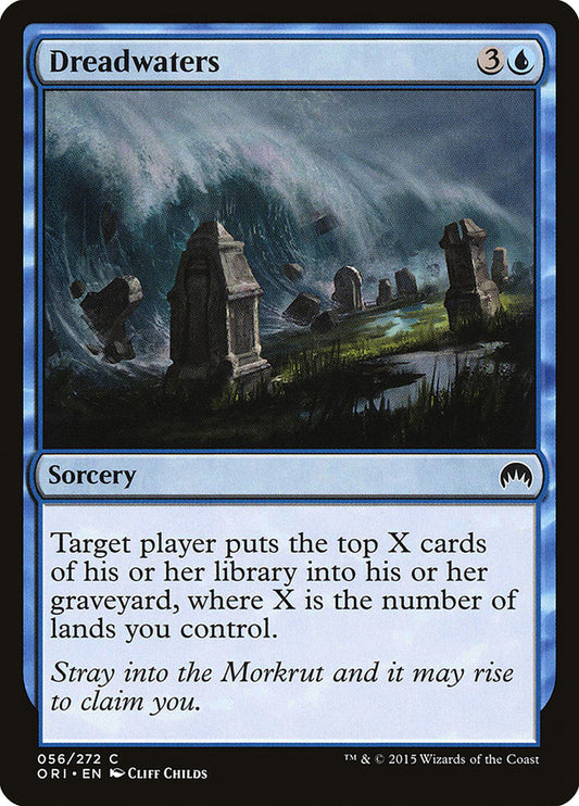 MTG Card Title: Dreadwaters ORI/56