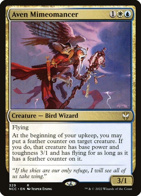 MTG Card Title: Aven Mimeomancer NCC/329
