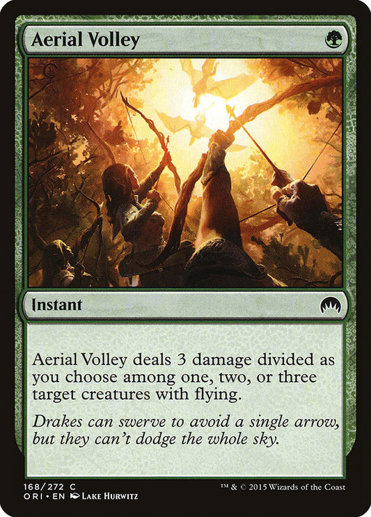 MTG Card Title: Aerial Volley ORI/168