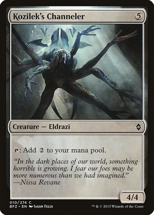 MTG Card Title: Kozilek's Channeler BFZ/10