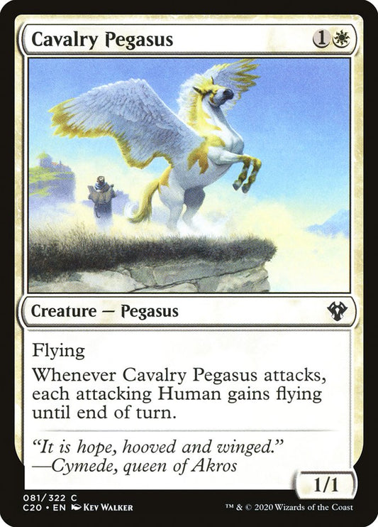 MTG Card Title: Cavalry Pegasus C20/81