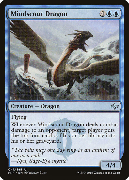 MTG Card Title: Mindscour Dragon FRF/41