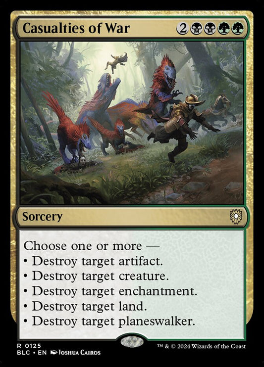 MTG Card Title: Casualties of War BLC/125