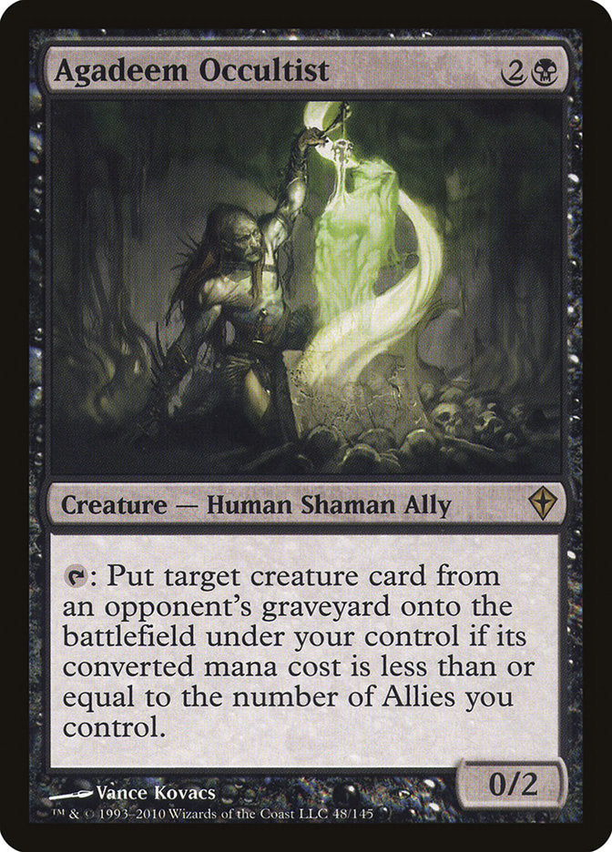 MTG Card Title: Agadeem Occultist WWK/48