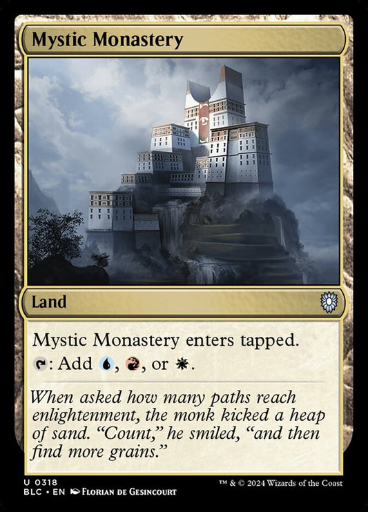 MTG Card Title: Mystic Monastery BLC/318